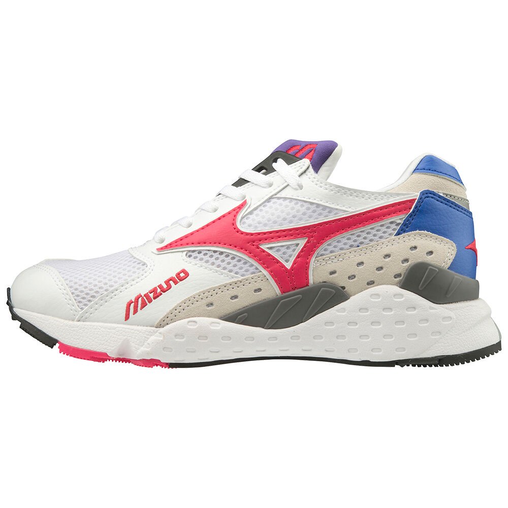 Mizuno Women's Sneakers White/Pink/Blue Mondo Control Shoes - D1GA201166